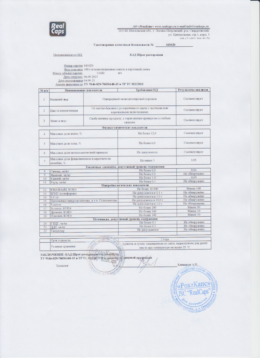 Паспорт №092023
